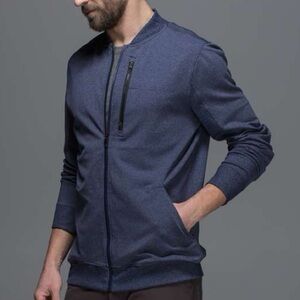 Lululemon Men's Six Pack Jacket Heathered Deep Navy SIZE L